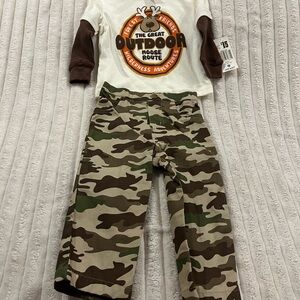 Fisher Price 2 Piece Outfit Wilderness Adventures Baby Size 6 Months New